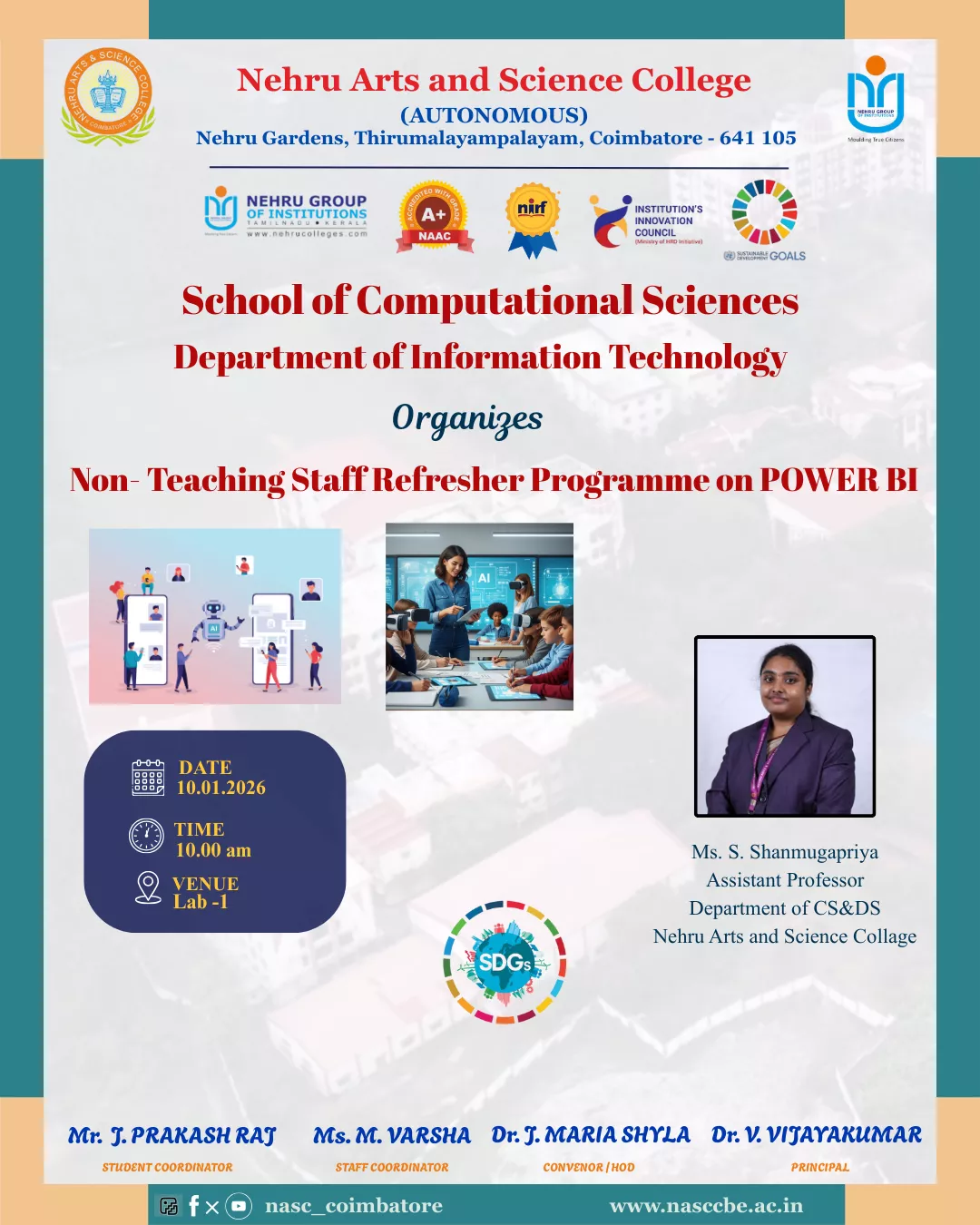 Power BI Refresher Programme Poster