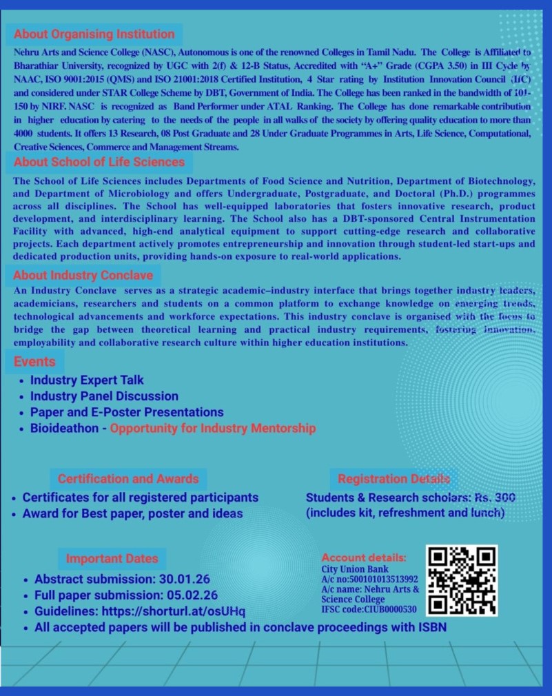 Industry Conclave Details