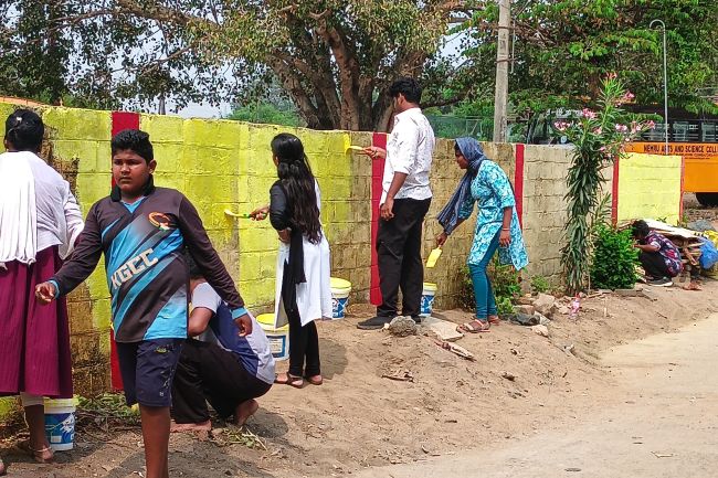 Unnat Bharat Abhiyan (UBA) cell of Nehru Arts and Science College